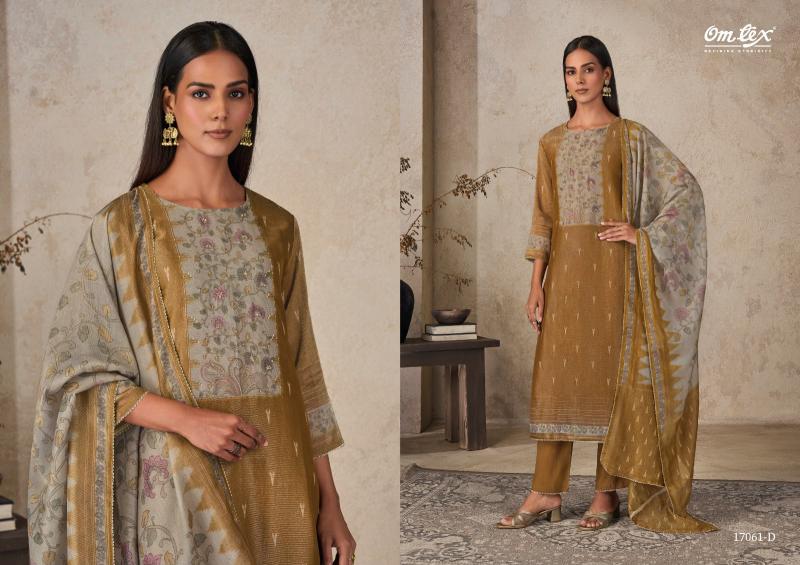 Omtex sameera application for aarvi dress material in wholesale